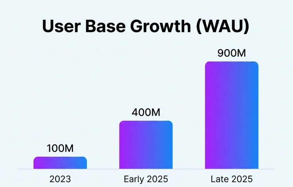 OpenAI WAU (Weekly Active Users)