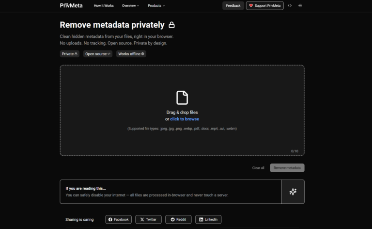 Best Online Metadata Remover for Images, Documents, and Videos (2026)